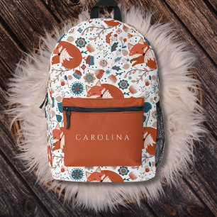 Imprimé Sac à dos personnalisé Cosy Woodland Fox