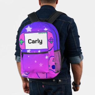 Imprimé Sac à dos personnalisé de gamer Girl