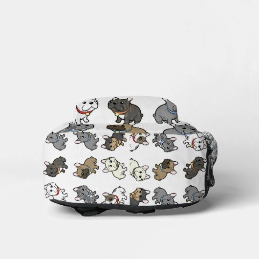 Imprimé sac à dos personnalisé frenchie (Fond)