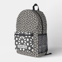 Sac à dos personnalisé - Personnalisez B/W étoile