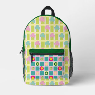 Imprimé Sac à dos personnalisé pour enfants avec motif flo