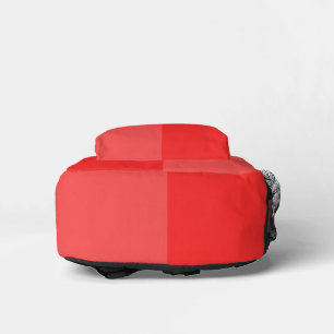 Imprimé Sac à dos personnalisé rouge pastel minimaliste
