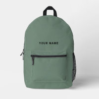 Sac à dos personnalisé vert sauge