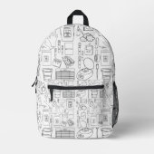 Imprimé Sac à dos Phlebotomiste (Recto)