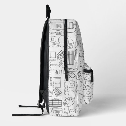 Imprimé Sac à dos Phlebotomiste (Gauche)