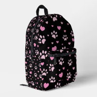 Sac à dos pour Empreinte de patte rose mignon et M