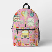 Imprimé Sac à dos pour enfants School Essentials Explosion (Recto)