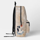 Imprimé Sac à dos pour fête d'anniversaire de chat smoking (Gauche)