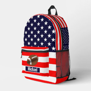 Imprimé Sac à dos pour garçons avec drapeau américain pers