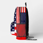 Imprimé Sac à dos pour garçons avec drapeau américain pers (Droite)