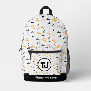 Imprimé Sac à dos pour vacances de fin de semaine Edgy Bac