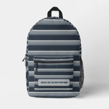 Sac à dos rayé horizontal personnalisé