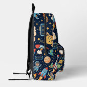 Imprimé Sac à dos Rocket Planet Countdown avec un design s (Gauche)