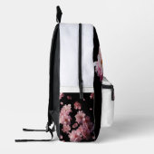 Imprimé Sac à dos Sakura noir cerisier (Gauche)