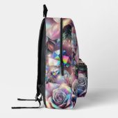 Imprimé Sac à dos scolaire Opal Iridescent Rose (Gauche)