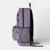 Imprimé Sac à dos scolaire Opal Iridescent Rose (Droite)