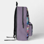 Imprimé Sac à dos scolaire Opal Iridescent Rose (Gauche)