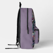 Imprimé Sac à dos scolaire Opal Iridescent Rose (Gauche)