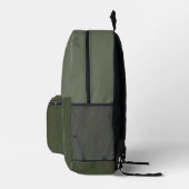 Imprimé Sac à dos Split Vert Moss Personnalisé - Convivial (Droite)