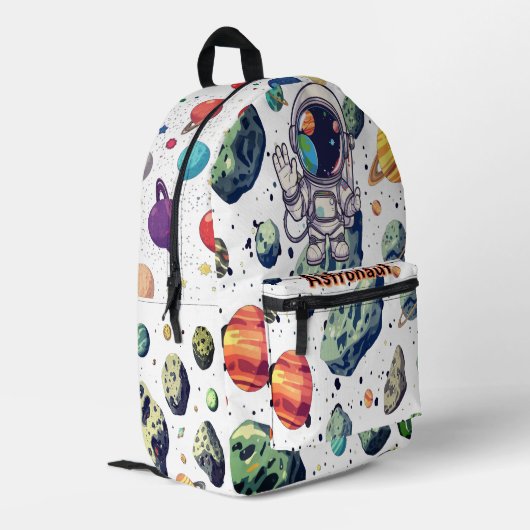 Imprimé Sac à dos Star Voyager - Sac d'école à thème spati (Coin arrière gauche)