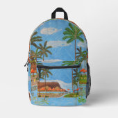 Imprimé Sac à dos Tropical Scene (Recto)