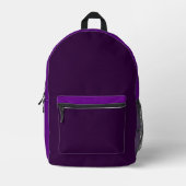 Imprimé Sac à dos violet multicolore (Recto)