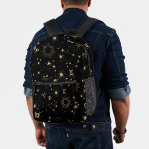 Imprimé Sac à dos zodiaque céleste Astrologie Sac à six ét