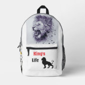 Imprimé Sauvage sac à dos (Recto)