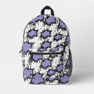 Imprimé S'illuminer en violet – Sac à dos tendance et arti