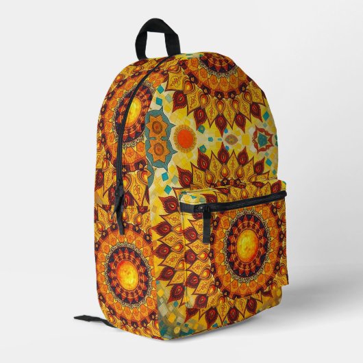 Imprimé Sun Mandala - Sac à dos (Coin arrière gauche)