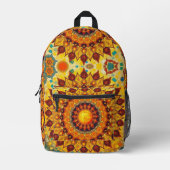 Imprimé Sun Mandala - Sac à dos (Recto)
