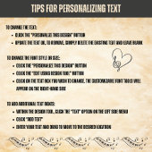 Imprimé Symphonie musicale Sac à dos de piano noir et tan