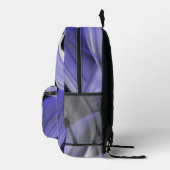 Imprimé Tendance Sac à Dos Abstrait Lilas Violet (Droite)