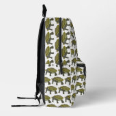 Imprimé Terrapin (motif blanc) - Sac à dos (Gauche)