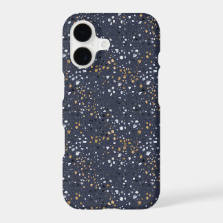 Imprimé Terrazzo Gras (Navy)