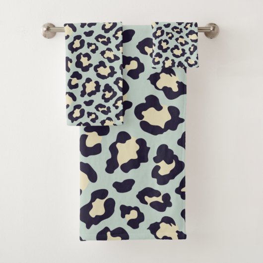 imprimé turquoise Leopard (En situation)
