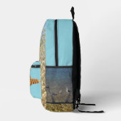 Imprimé Un sac à dos éclaboussant. (Droite)