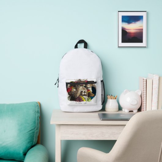 Imprimé Un sac à dos scolaire (Insitu)