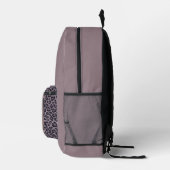 Imprimé Violet et muet violet, rose, sac à dos (Droite)