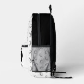 Imprimé Visage drôle |Retourner à l'école photo sac à dos (Droite)