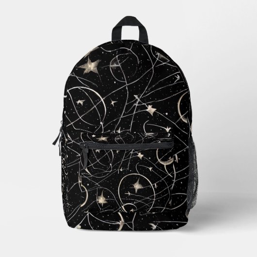 Imprimé Voyage stellaire : sac à dos pour orbite céleste (Recto)