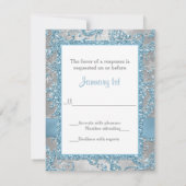 IMPRIMÉ - Winter Wonderland Bat mitzvah RSVP 2 (Dos)