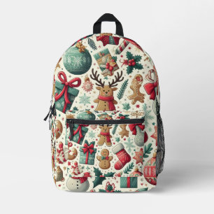 Imprimé Winter Wonderland - Sac à dos de Noël