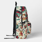 Imprimé Winter Wonderland - Sac à dos de Noël (Gauche)