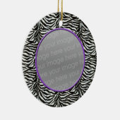 imprimé zèbre photo chic Ornements (Droite)