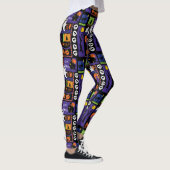 Imprimer amusant Halloween Leggings (Droite)
