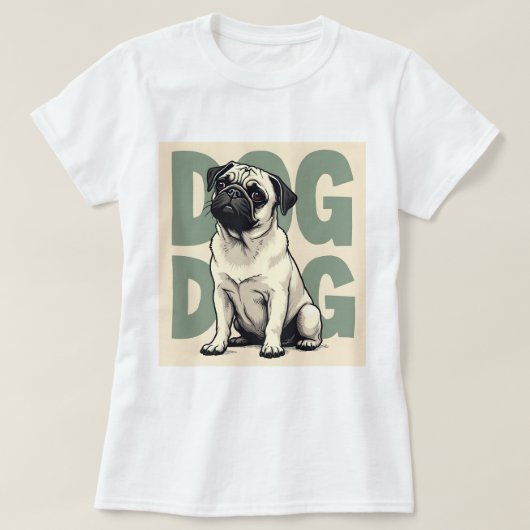 Imprimer avec T-shirt carlin (Design devant)