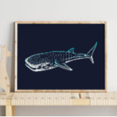 Imprimer Baleine de requin | Impression murale de 