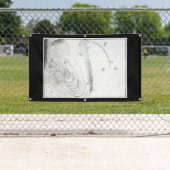 IMPRIMER BOIS JAPONAIS BANNIÈRE WAVE HOKUSAI (En situation)