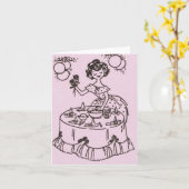 imprimer carte d'anniversaire gocco (Fleur jaune)